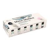 KREUL Magic Marble Marmorierfarben-Set, Chalky Living, 6 Farben je 20 ml - luterna.de