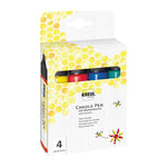 KREUL Candle Pen, 4er Set in klassischen Farben, Kerzenstifte, 29 ml