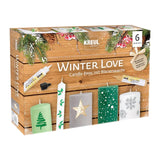KREUL Candle Pen, 6er Set Winter Love, Kerzenstifte mit feiner Malspitze, zum Bemalen & Verzieren von Kerzen, mit Bienenwachs - luterna.de