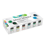 KREUL Magic Marble Marmorierfarben-Set, Grundfarben, 6 Farben je 20 ml - luterna.de