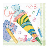 Lunchservietten „School Start“, 33x33 cm, 3-lagig, Home Fashion®, 20 Stück - luterna.de
