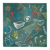 Lunchservietten „Blackboard ABC“, 33x33 cm, 3-lagig, Home Fashion®, 20 Stück - luterna.de