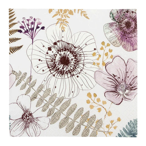 Lunchservietten „Sweet Beauties“, 33x33 cm, 3-lagig, Home Fashion®, 20 Stück - luterna.de