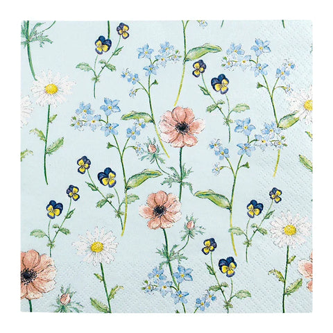 Lunchservietten „Little Garden“, 33x33 cm, 3-lagig, Home Fashion®, 20 Stück - luterna.de