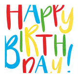 Lunchservietten „Happy Birthday!“, 33x33 cm, 3-lagig, Home Fashion®, 20 Stück - luterna.de