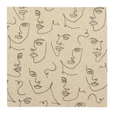 Recyclingservietten „Faces“, 33x33 cm, 2-lagig, Home Fashion®, 20 Stück - luterna.de