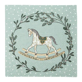 Lunchservietten „Rocking Horse“, 33x33 cm, 3-lagig, Home Fashion®, 20 Stück - luterna.de
