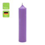 Stabkerzen aus Paraffin, 100/22 mm, Lavendel, KERZENFARM HAHN, Brenndauer ca. 4h, 25 Stück pro Verpackung - luterna.de