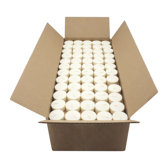 100% ÖKO-Teelichter aus regionaler Bio-Masse, BIOKEMA, Ø38 mm, Brenndauer ca. 4h, ohne Aluminiumhülle, 300 Stück pro Verpackung
