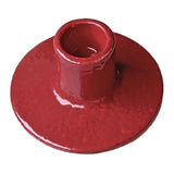 Kerzenhalter für Stabkerzen mit Ø22 mm, Rot, H46/Ø90 mm, Ib Laursen - luterna.de