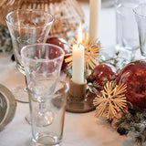 Kerzenhalter für Stabkerzen mit Ø22 mm, Braun, H46/Ø90 mm, Ib Laursen - luterna.de