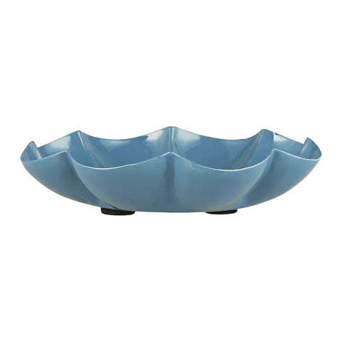 Kerzenhalter für Stumpenkerzen bis zu Ø70 mm, Blume Cornflower, Metall, H27/Ø135 mm, Ib Laursen - luterna.de