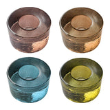 Kerzenhalter aus Glas für Stabkerzen mit Ø22 mm, Bunt, H30/Ø50 mm, Ib Laursen, 4 Stück pro Verpackung - luterna.de