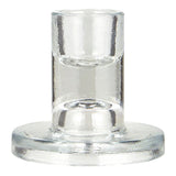 Kerzenhalter aus Glas für Stabkerzen mit Ø22 mm, H60/Ø65 mm, Ib Laursen - luterna.de