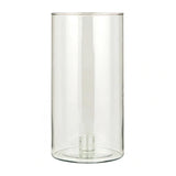 Kerzenhalter aus Glas für Stabkerzen mit Ø22 mm, mit fixiertem Einsatz, H250/Ø130 mm, Ib Laursen - luterna.de
