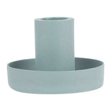 Kerzenhalter für Stabkerzen mit Ø13 mm, Blau, H40/Ø50 mm, Ib Laursen - luterna.de