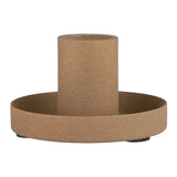 Kerzenhalter für Stabkerzen mit Ø22 mm, Cognac, H40/Ø70 mm, Ib Laursen - luterna.de