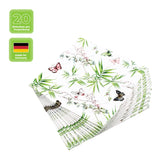 Lunchservietten „Akira“, 33x33 cm, 3-lagig, Home Fashion®, 20 Stück - luterna.de