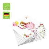 Lunchservietten „Cute Princess“, 33x33 cm, 3-lagig, Home Fashion®, 20 Stück - luterna.de