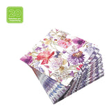 Lunchservietten „Floral Poem“, 33x33 cm, 3-lagig, Home Fashion®, 20 Stück - luterna.de