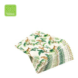 Lunchservietten „Monkey Family“, 33x33 cm, 3-lagig, Home Fashion®, 20 Stück