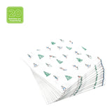 Lunchservietten „Skiing“, 33x33 cm, 3-lagig, Home Fashion®, 20 Stück