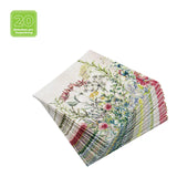 Lunchservietten „Wild Meadow“, 33x33 cm, 3-lagig, Home Fashion®, 20 Stück
