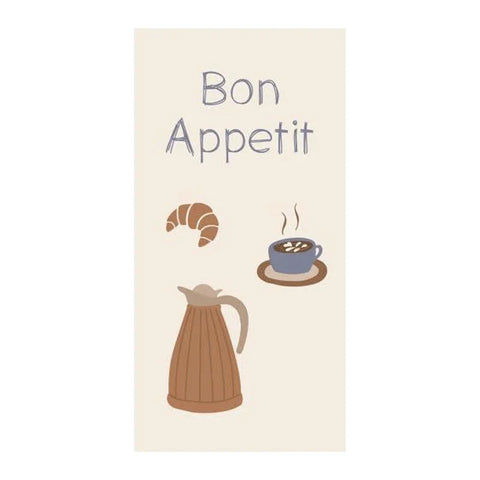 Papierservietten „Bon Appetit“, 40x40 cm, dekorativ, Ib Laursen, 16 Stück