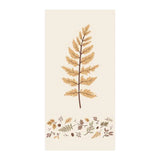 Papierservietten „Farnblatt & Blattborte“, 40x40 cm, dekorativ, Ib Laursen, 16 Stück