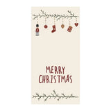 Papierservietten „Merry Christmas & Weihnachtsgirlande“, 40x40 cm, dekorativ, Ib Laursen, 16 Stück