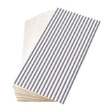 Papierservietten „Mit blauen Streifen“, 40x40 cm, dekorativ, Ib Laursen, 16 Stück