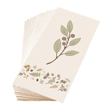 Papierservietten „Olivenzweig & Blattborte“, 40x40 cm, dekorativ, Ib Laursen, 16 Stück