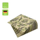 Recyclingservietten „Shapes of Nature“, 33x33 cm, 2-lagig, Home Fashion®, 20 Stück - luterna.de