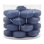 Schwimmkerzen klein, Anthrazit, 50/30 mm, WENZEL, Brenndauer ca. 4h, Box mit 28 Stück