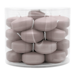 Schwimmkerzen klein, Sand, 50/30 mm, WENZEL, Brenndauer ca. 4h, Box mit 28 Stück