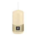 Stumpenkerze aus Paraffin, Bisquit, Wiedemann, 200/78 mm, Brenndauer ca. 119h