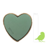 Steckschaum-Herz, OASIS® Biolit®, 25x28x4 cm, Lieferumfang 4 Stück - luterna.de
