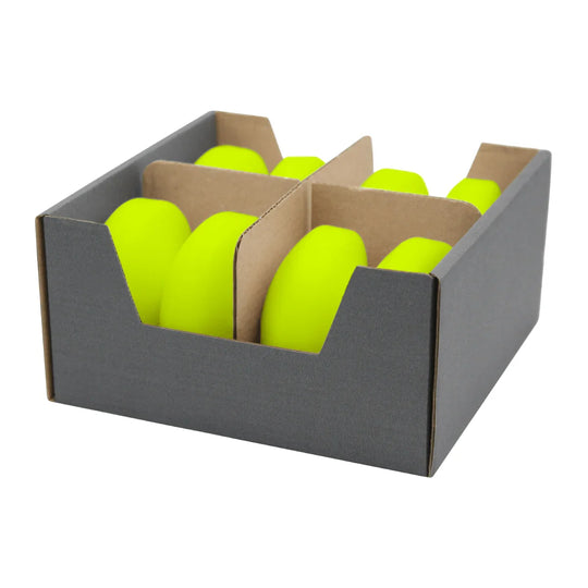 Schwimmkerzen groß, Limone, 80/40 mm, WENZEL, Brenndauer ca. 8h, 8 Stück