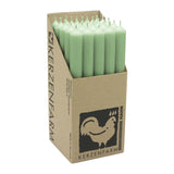 Stabkerzen aus Paraffin, 250/22 mm, Salbei, KERZENFARM HAHN, Brenndauer ca. 12h, 25 Stück pro Verpackung - luterna.de