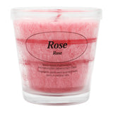 Duftkerze im Glas, Rose, 100% pflanzliches Stearin, KERZENFARM HAHN, mit reinen ätherischen Ölen, Brenndauer ca. 24h - luterna.de