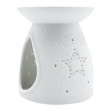 Duftlampe/ Duftstövchen aus Porzellan, Stern, KERZENFARM HAHN, H105 x Ø90 mm - luterna.de