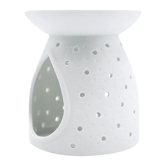 Duftlampe/ Duftstövchen aus Porzellan, Sternenhimmel, KERZENFARM HAHN, H105 x Ø90 mm