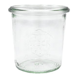 Glas für Teelichter ohne Aluminiumhülle, BIOKEMA, wiederverwendbar, H70 x Ø50/55 mm, 12 Stück pro Verpackung - luterna.de