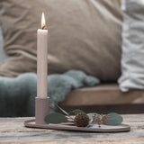 Kerzenhalter für Stabkerzen, Oval, Malva, Ib Laursen - luterna.de