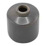 Kerzenhalter aus Keramik für Stabkerzen mit Ø22 mm, Grau, H80/Ø78 mm, Ib Laursen - luterna.de