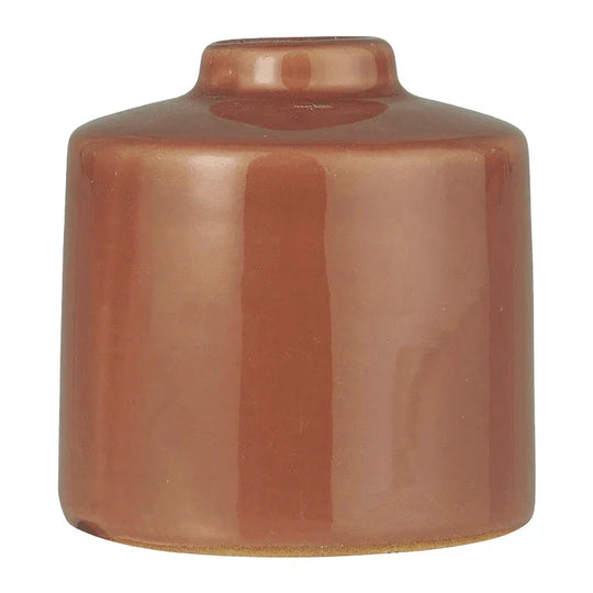 Kerzenhalter aus Keramik für Stabkerzen mit Ø22 mm, Sunset, H80/Ø78 mm, Ib Laursen