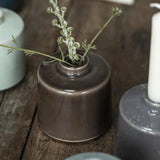 Kerzenhalter aus Keramik für Stabkerzen mit Ø22 mm, Soil, H80/Ø78 mm, Ib Laursen - luterna.de