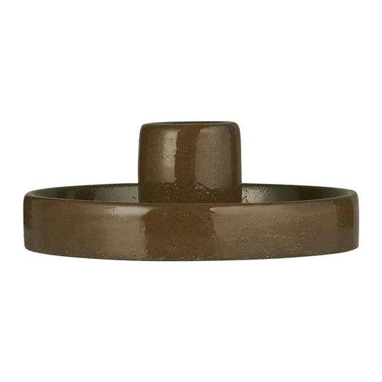 Kerzenhalter aus Porzellan für Stabkerzen mit Ø22 mm, H43/Ø115 mm, Ib Laursen