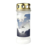 BOLSIUS-Motivkerze "Himmel", 67/173 mm, Brenndauer ca. 60h, Lieferumfang 3 Stück, Grabkerzen - luterna.de