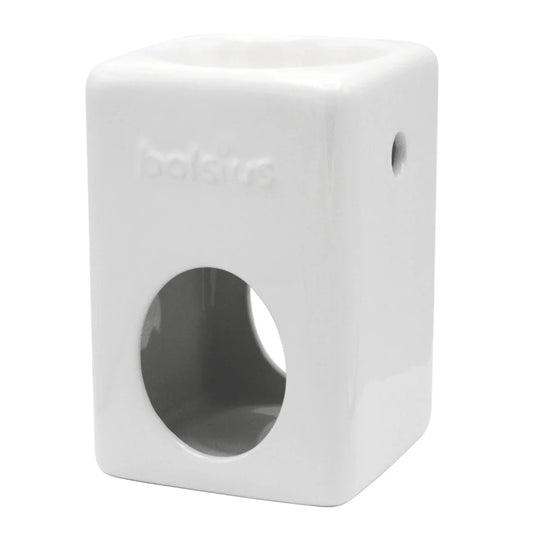 Duftlampe Square aus Keramik, weiß, BOLSIUS, 85/125 mm, für Teelichter